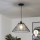 Brilagi - Lustră LED pe cablu CERIA WIRE 1xE27/40W/230V Ø 45 cm neagră