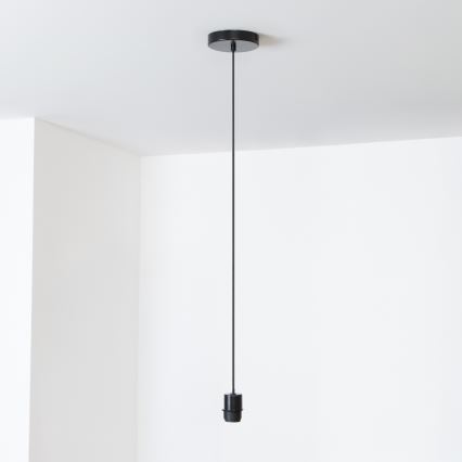 Brilagi - Lustră LED pe cablu CERIA WIRE 1xE27/40W/230V Ø 45 cm neagră