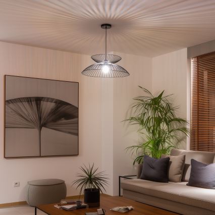 Brilagi - Lustră LED pe cablu CERIA WIRE, 1xE27/40W/230V, Ø 60 cm, neagră