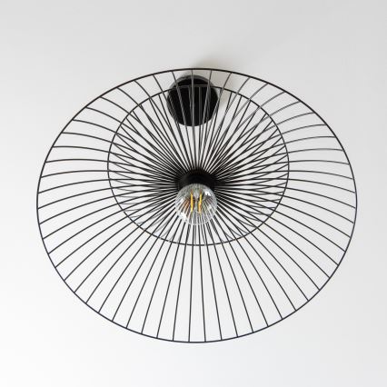 Brilagi - Lustră LED pe cablu CERIA WIRE, 1xE27/40W/230V, Ø 60 cm, neagră