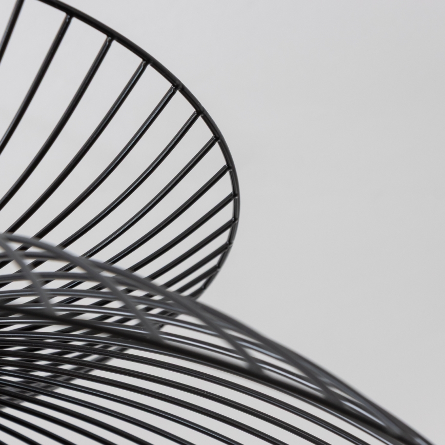 Brilagi - Lustră LED pe cablu CERIA WIRE, 1xE27/40W/230V, Ø 60 cm, neagră