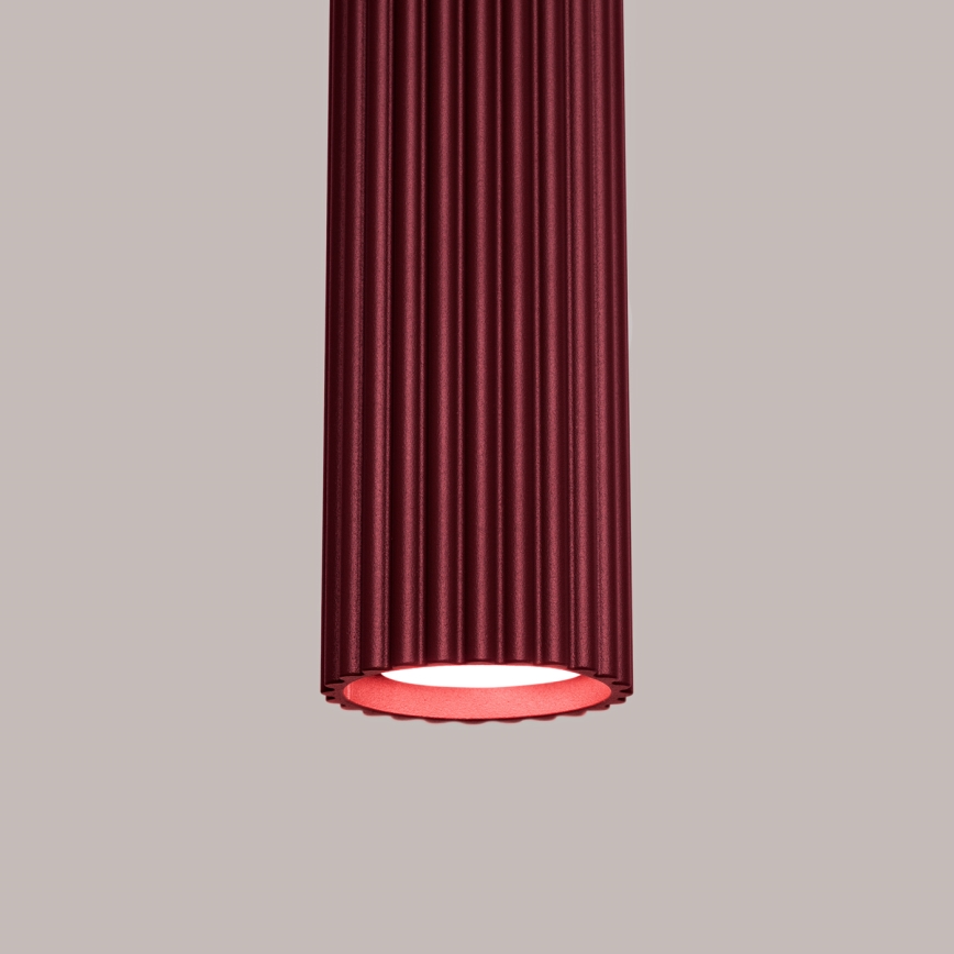 Brilagi - Lustră LED pe cablu CRESTO 1xGU10/10W/230V burgundiu