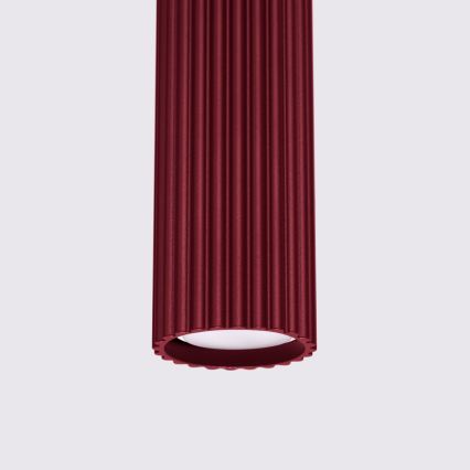 Brilagi - Lustră LED pe cablu CRESTO 1xGU10/10W/230V burgundiu