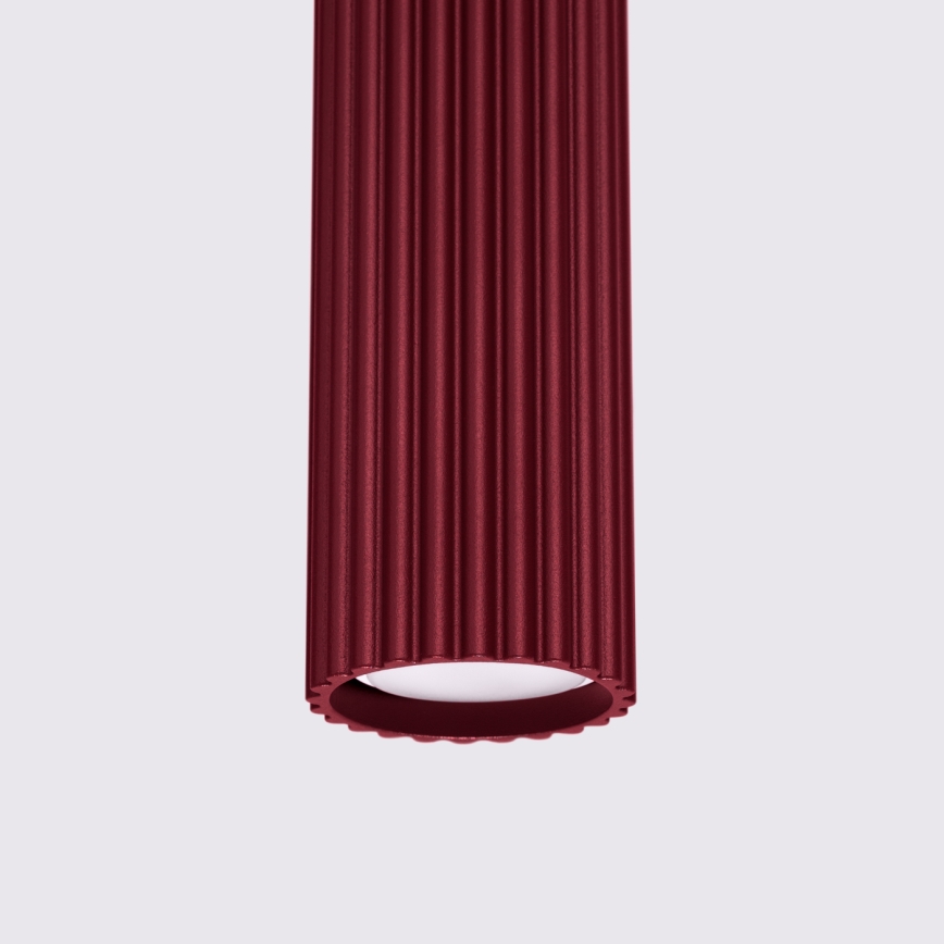 Brilagi - Lustră LED pe cablu CRESTO 1xGU10/10W/230V burgundiu