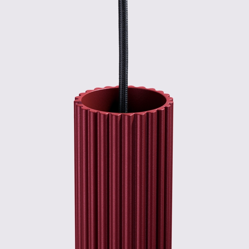 Brilagi - Lustră LED pe cablu CRESTO 1xGU10/10W/230V burgundiu