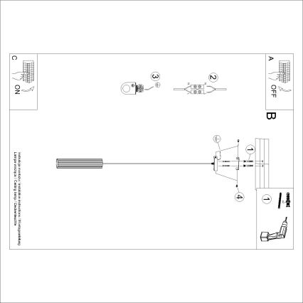 Brilagi - Lustră LED pe cablu CRESTO 1xGU10/10W/230V burgundiu