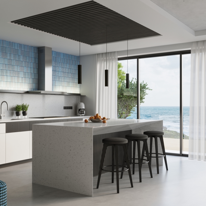 Brilagi - Lustră LED pe cablu CRESTO 1xGU10/10W/230V, negru