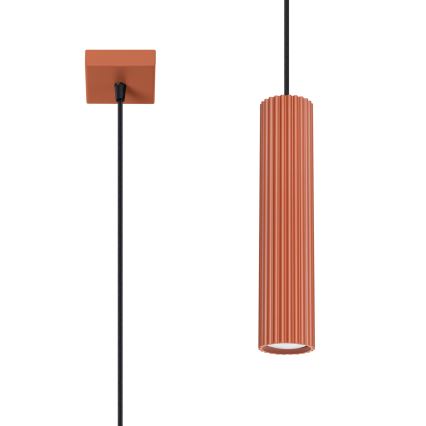 BRILAGI - Lustră LED pe cablu CRESTO 1xGU10/10W/230V portocalie