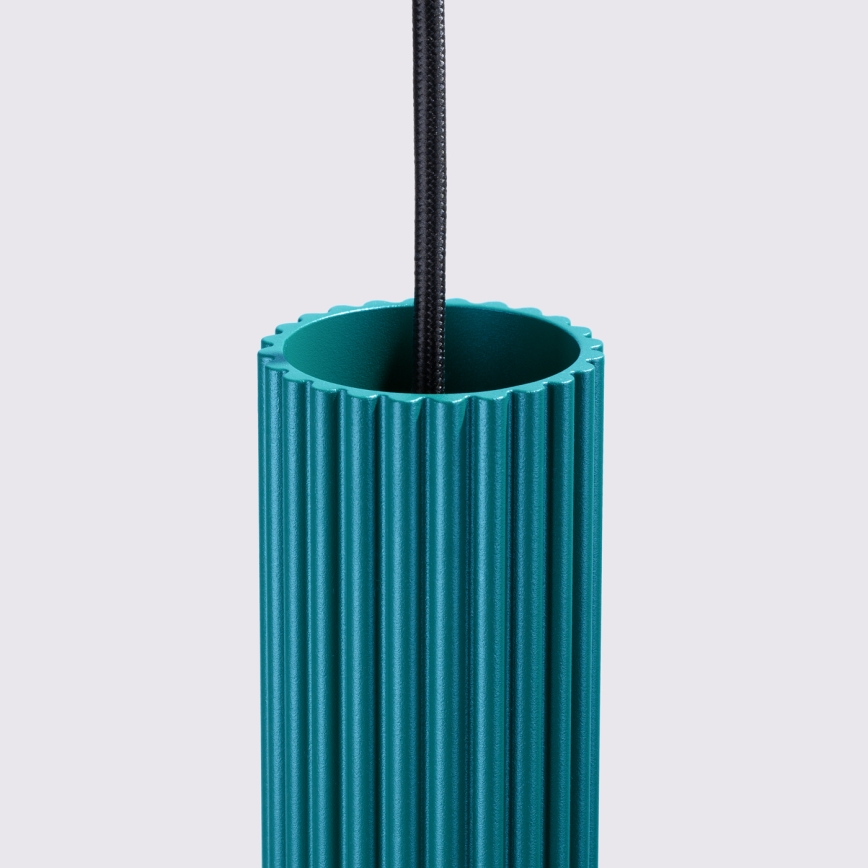 Brilagi - Lustră LED pe cablu CRESTO 1xGU10/10W/230V turcoaz