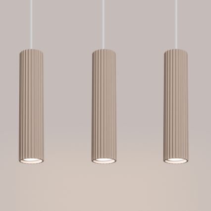 Brilagi - Lustră LED pe cablu CRESTO, 3x GU10 / 10W / 230V, taupe