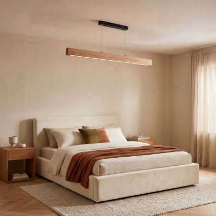 BRILAGI - Lustra LED pe cablu GARDALINE LED/90W/230V stejar