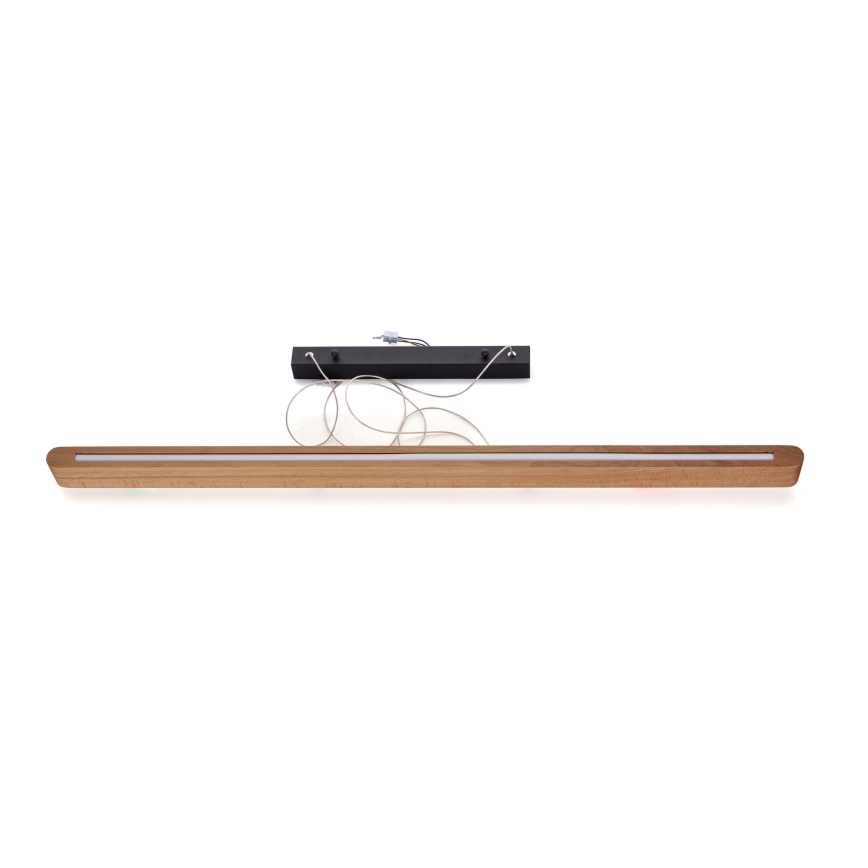 BRILAGI - Lustra LED pe cablu GARDALINE LED/90W/230V stejar