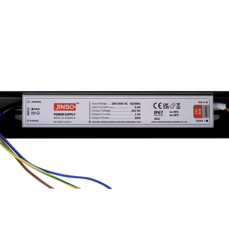 BRILAGI - Lustra LED pe cablu GARDALINE LED/90W/230V stejar