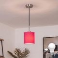 Brilagi - Lustră LED pe cablu NUBILA 1xE27/60W/230V diam. 14 cm negru/roz