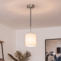Brilagi - Lustră LED pe cablu NUBILA 1xE27/60W/230V Ø 14 cm negru/crem