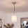 Brilagi - Lustră LED pe cablu NUBILA 1xE27/60W/230V Ø 14 cm negru/crem