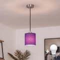 Brilagi - Lustră LED pe cablu NUBILA 1xE27/60W/230V Ø 14 cm negru/violet