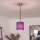 Brilagi - Lustră LED pe cablu NUBILA 1xE27/60W/230V Ø 14 cm negru/violet