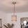 Brilagi - Lustră LED pe cablu NUBILA 1xE27/60W/230V Ø 14 cm roșu/gri