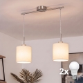 Brilagi - Lustră LED pe cablu NUBILA 2xE27/60W/230V crem