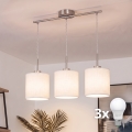 Brilagi - Lustra LED pe cablu NUBILA 3xE27/60W/230V albă