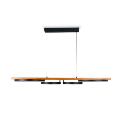 BRILAGI - Lustră LED pe cablu PLANK LED/35W/230V 4000K 30x100 cm lemn