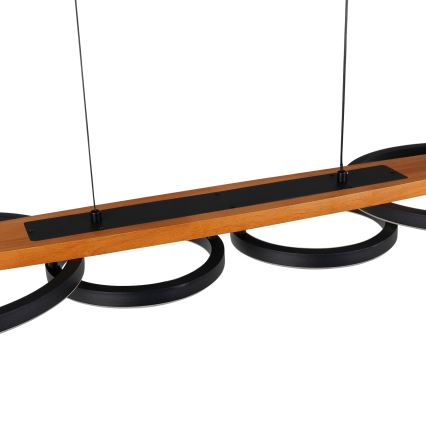 BRILAGI - Lustră LED pe cablu PLANK LED/35W/230V 4000K 30x100 cm lemn