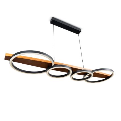 BRILAGI - Lustră LED pe cablu PLANK LED/35W/230V 4000K 30x100 cm lemn