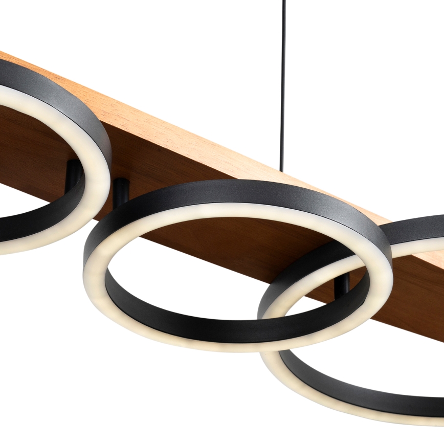 BRILAGI - Lustră LED pe cablu PLANK LED/35W/230V 4000K 30x100 cm lemn