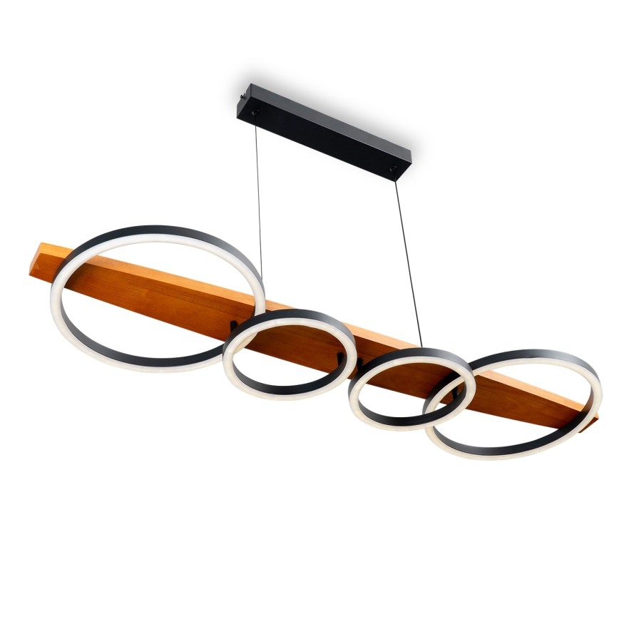 BRILAGI - Lustră LED pe cablu PLANK LED/35W/230V 4000K 30x100 cm lemn