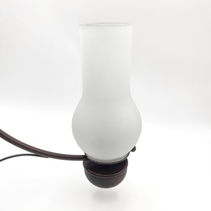 Brilagi - Lustră LED pe lanț COTTAGE 3xE14/40W/230V fag/maro/alb
