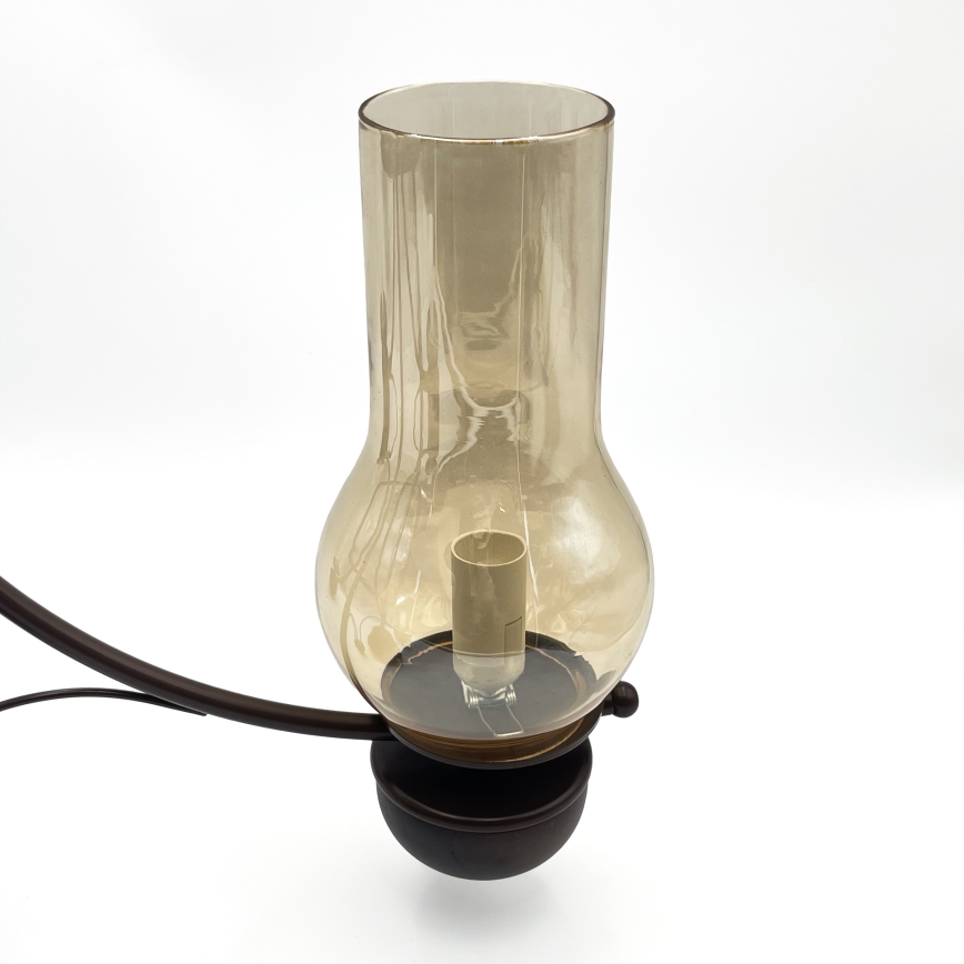 Brilagi - Lustră LED pe lanț COTTAGE 3xE14/40W/230V fag/maro/bej fumuriu