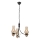 Brilagi - Lustră LED pe lanț COTTAGE 3xE14/40W/230V stejar/negru/bej fumuriu
