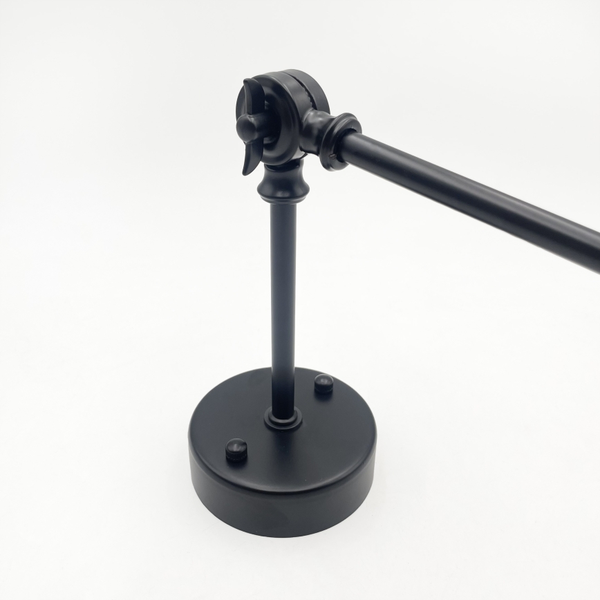 Brilagi - Lustră LED pe tijă IRONBEAM 1xE27/60W/230V neagră
