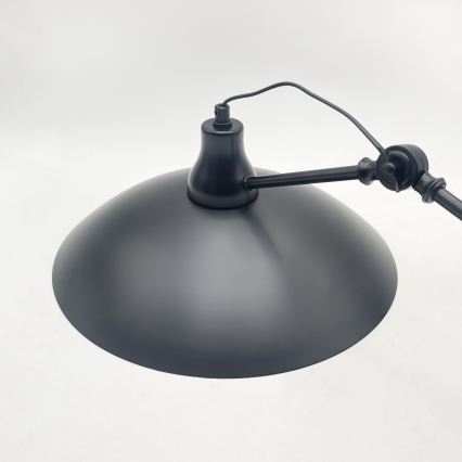 Brilagi - Lustră LED pe tijă IRONBEAM 1xE27/60W/230V neagră