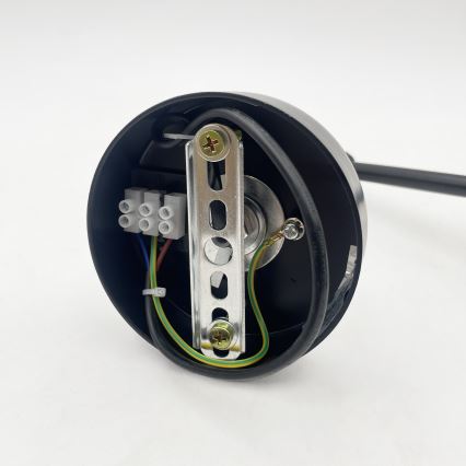 Brilagi - Lustră LED pe tijă IRONBEAM 1xE27/60W/230V neagră