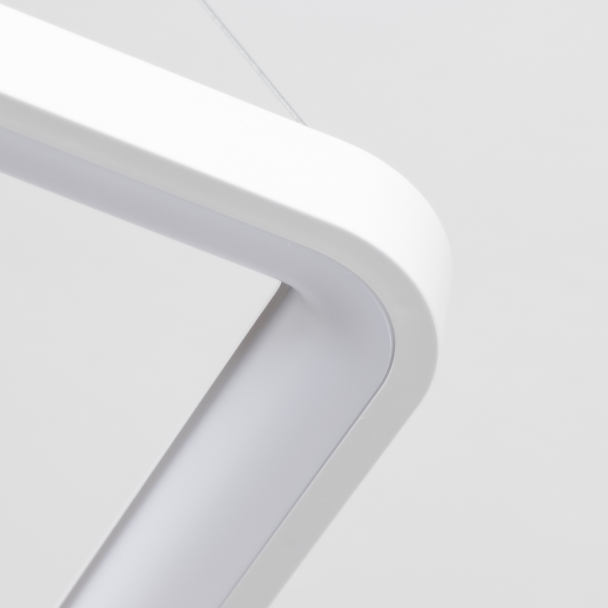 Brilagi - Lustra LED reglabilă suspendată pe cablu FALCON SLIM LED/50W/230V 3000-6500K 50x50 cm albă + telecomandă