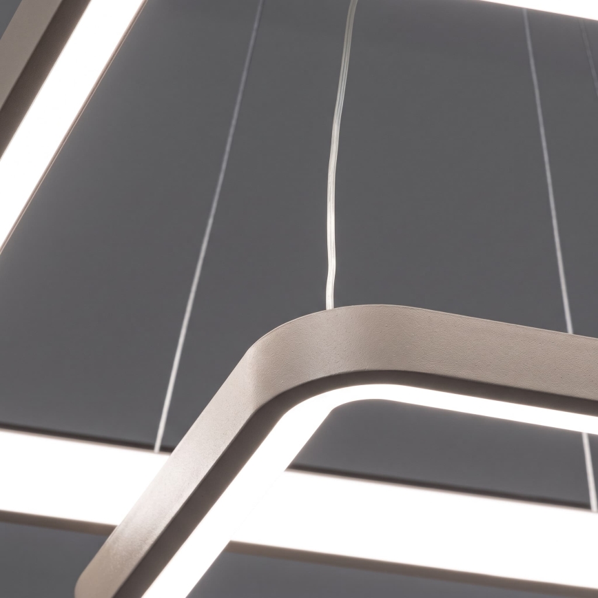 BRILAGI - lustru reglabil pe cablu FALCON SLIM LED/78W/230V 3000-6500K 50x50 cm bej + telecomandă