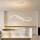 Brilagi - Lustră LED reglabilă pe cablu INFINITY LED/80W/230V 3000-6000K 80x80 cm albă + telecomandă