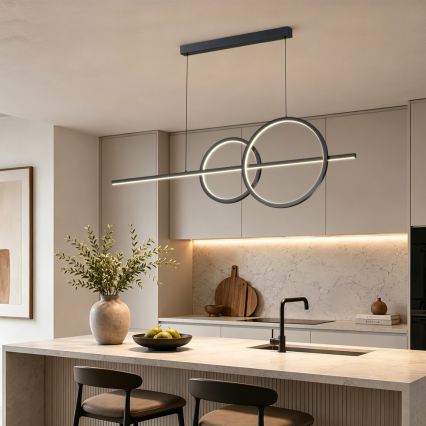 BRILAGI - Lustru LED reglabil suspendat pe cablu SIGNATURE LED/53W/230V 3000-600K 120 cm negru + telecomandă