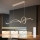 Brilagi - Lustră LED reglabilă pe cablu SIGNATURE LED/55W/230V 3000-6000K 120x23 cm bej + telecomandă