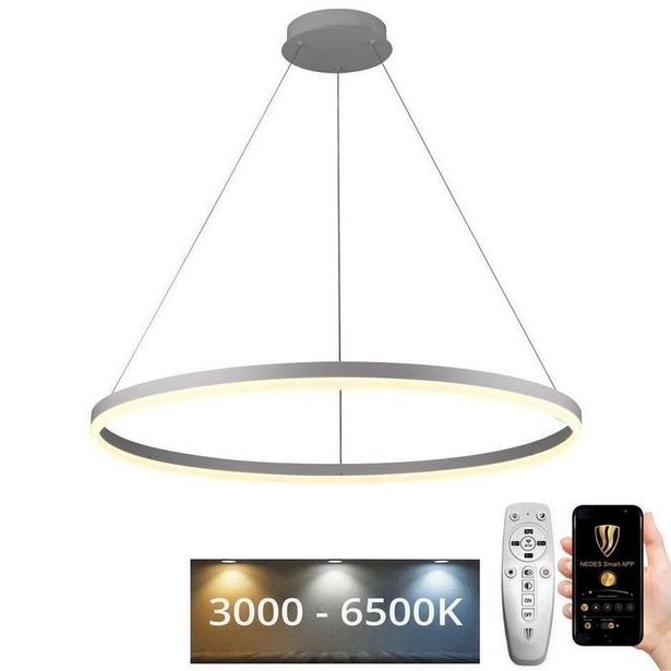 Brilagi - Lustra LED reglabilă suspendată pe cablu CIRCLE LED/55W/230V 3000-6500K + telecomandă