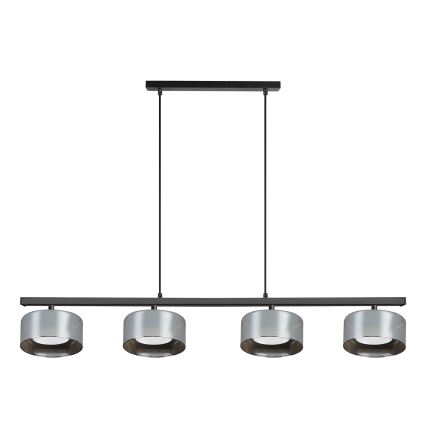 Brilagi - LED RGB+CCT lustru suspendat reglabil pe cablu AURA LUX 4xGX53/14W/230V 2700-6500K Wi-Fi Tuya negru/fumuriu