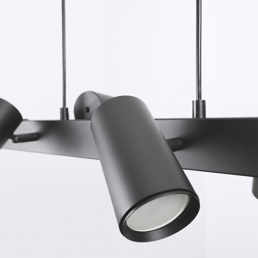 BRILAGI - Candelabru LED RGBW reglabil pe cablu SELE 6xGU10/6,5W/230V 2700-6500K negru + telecomandă