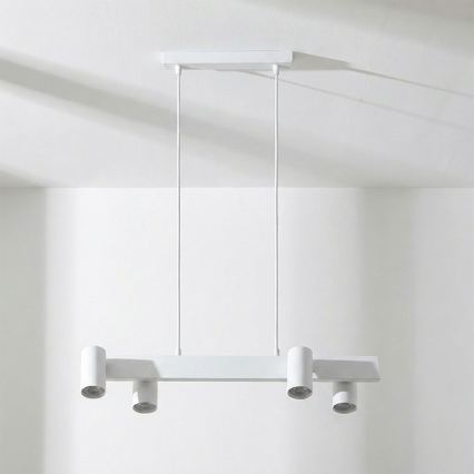 Brilagi - Lustru LED RGBW reglabil, suspendat pe cablu SELE 4xGU10/6,5W/230V 2700-6500K alb