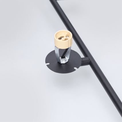Brilagi - Lustra LED RGBW reglabilă pe tijă BRANCH 3xGU10/6,5W/230V 2700-6500K neagră