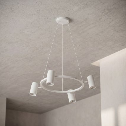BRILAGI - Lustra LED RGBW compatibilă cu dimmer, suspendată pe cablu SELE 4xGU10/6,5W/230V 2700-6500K albă