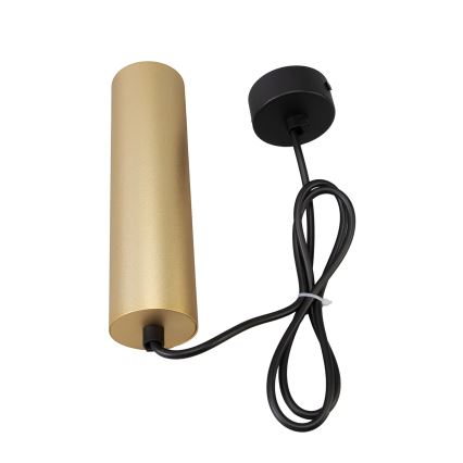 Brilagi - Pendul LED RGBW reglabil pe cablu SELE 1xGU10/4,8W/230V 3000K negru/auriu + telecomandă