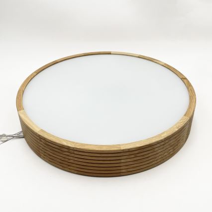 Brilagi - Lustra LED suspendată CARVALHO MODERN, 3x E27/60W/230V, stejar, Ø 47,5 cm