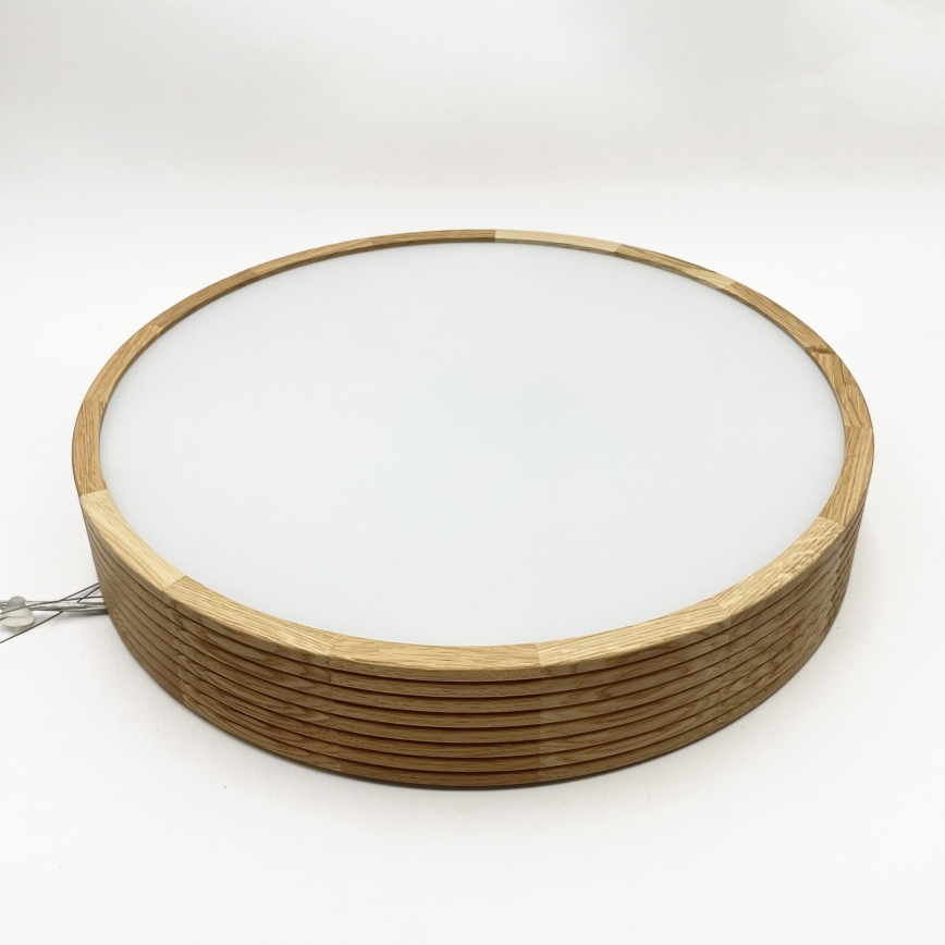 Brilagi - Lustra LED suspendată CARVALHO MODERN, 3x E27/60W/230V, stejar, Ø 47,5 cm
